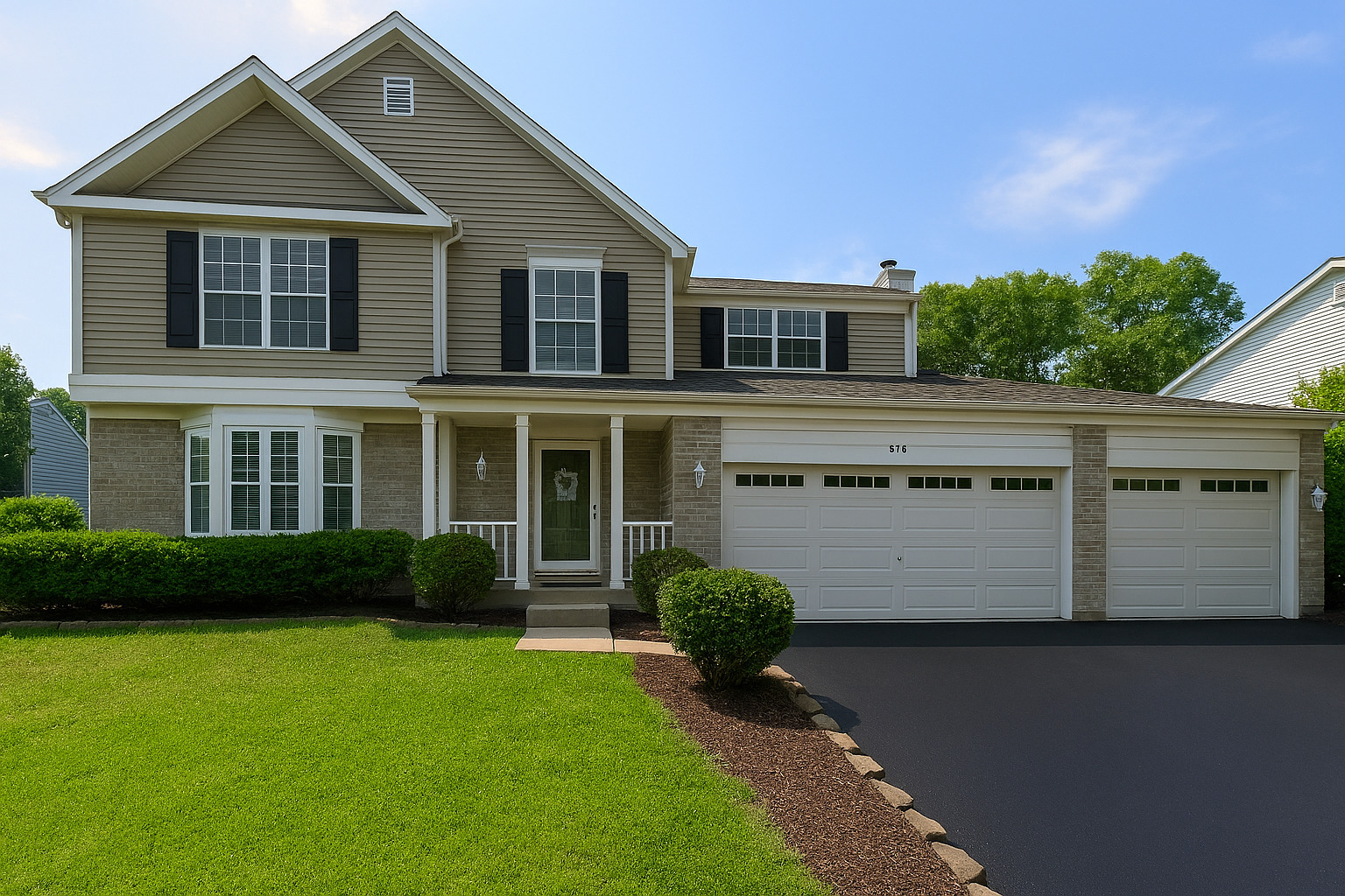 754 Huntington Drive Carol Stream, IL 60188 - Photo 1 of 29 a front view of a house with garden