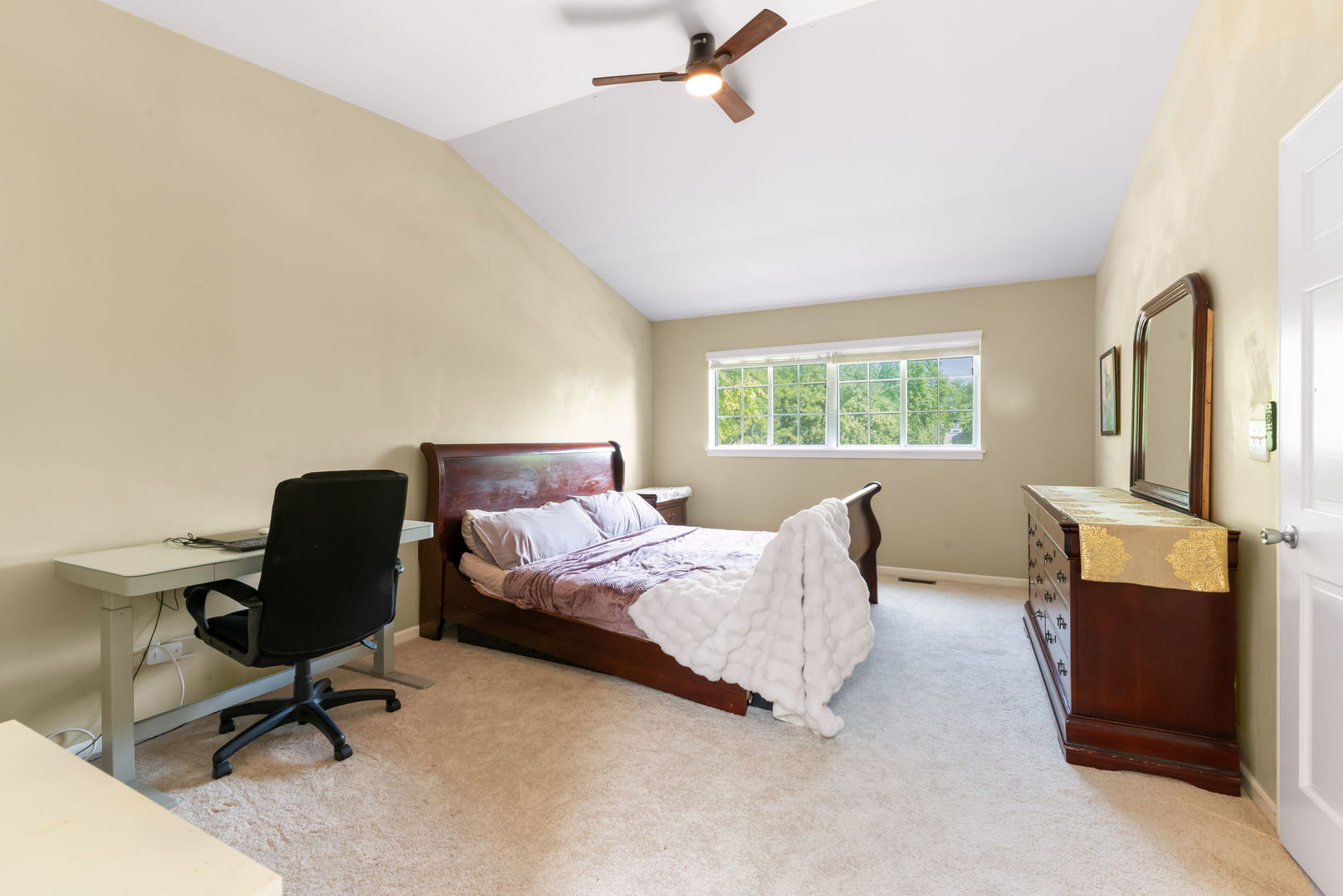 754 Huntington Drive Carol Stream, IL 60188 - Photo 12 of 29 a bedroom with a bed window and chair