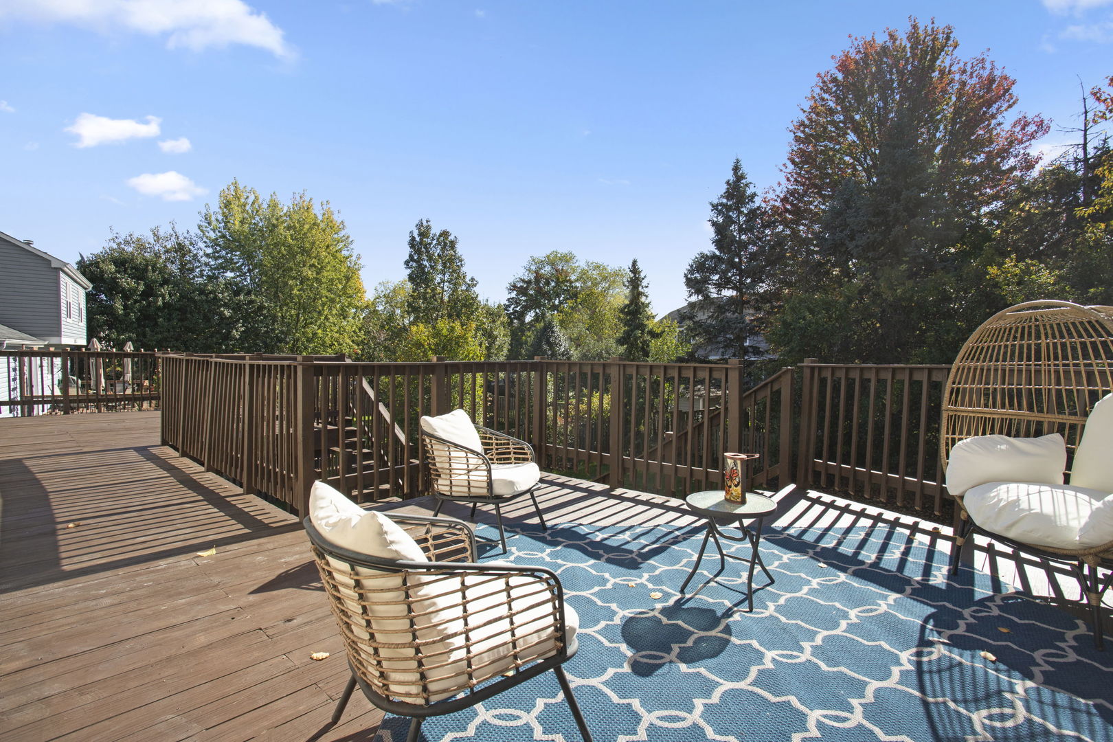 754 Huntington Drive Carol Stream, IL 60188 - Photo 23 of 29 a view of a chairs on wooden deck