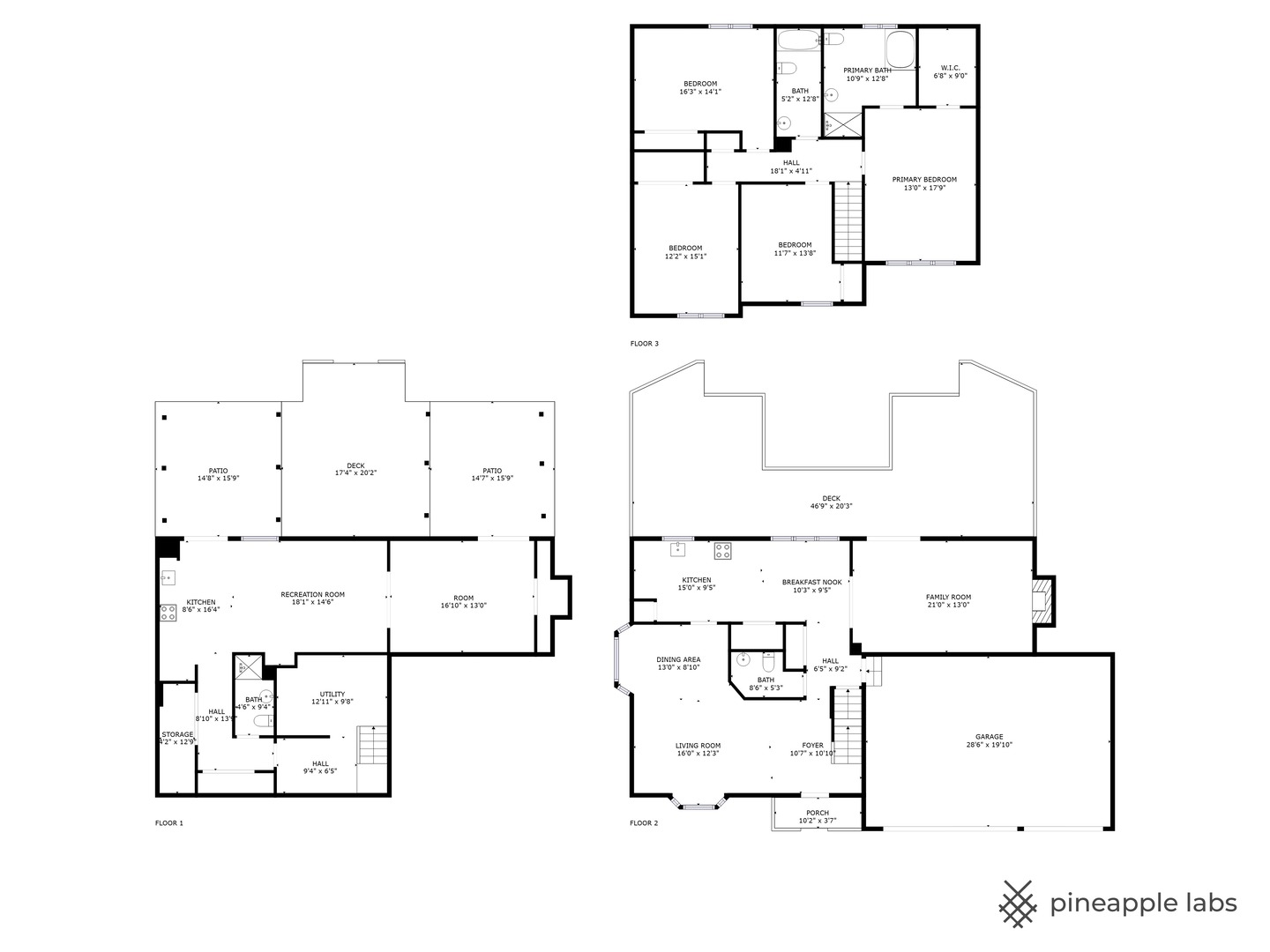 754 Huntington Drive Carol Stream, IL 60188 - Photo 29 of 29 a picture of floor plan