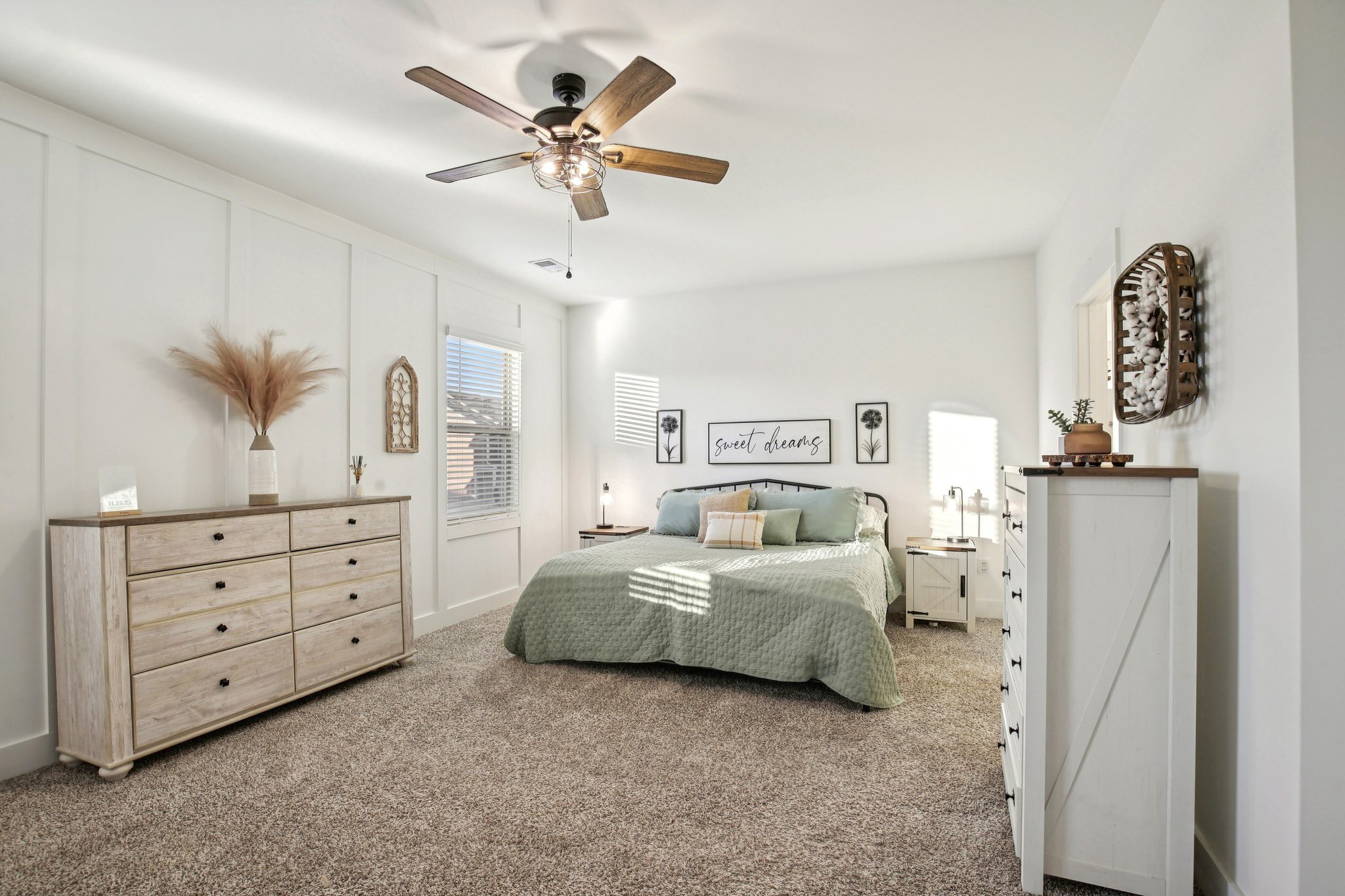 513 Baxter Crossing Lebanon, TN 37087 - Photo 35 of 74 a bedroom with a bed and a chandelier