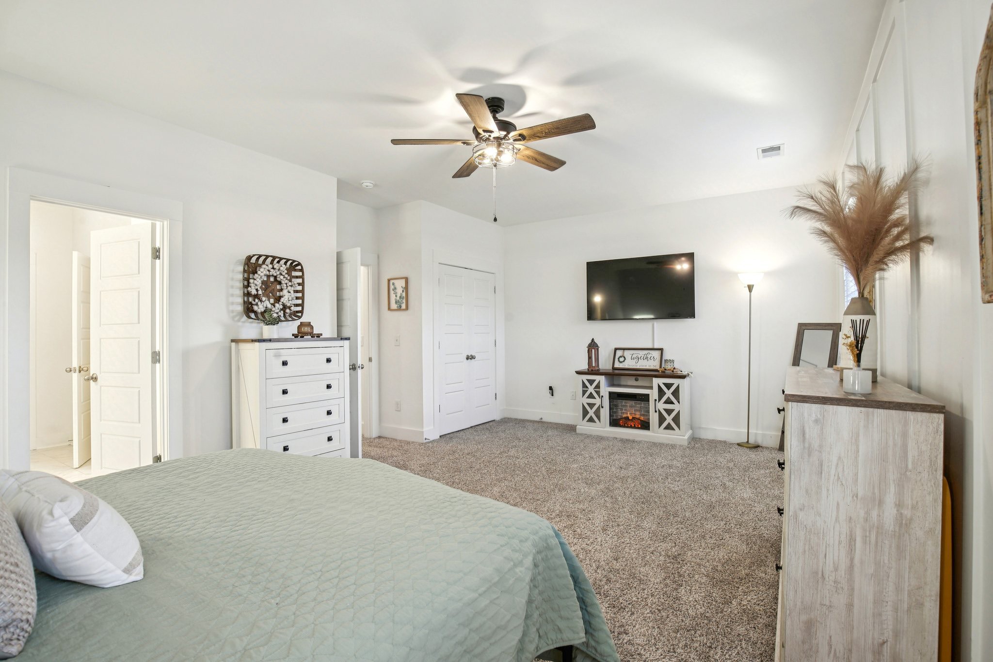 513 Baxter Crossing Lebanon, TN 37087 - Photo 39 of 74 a bedroom with furniture and a flat screen tv