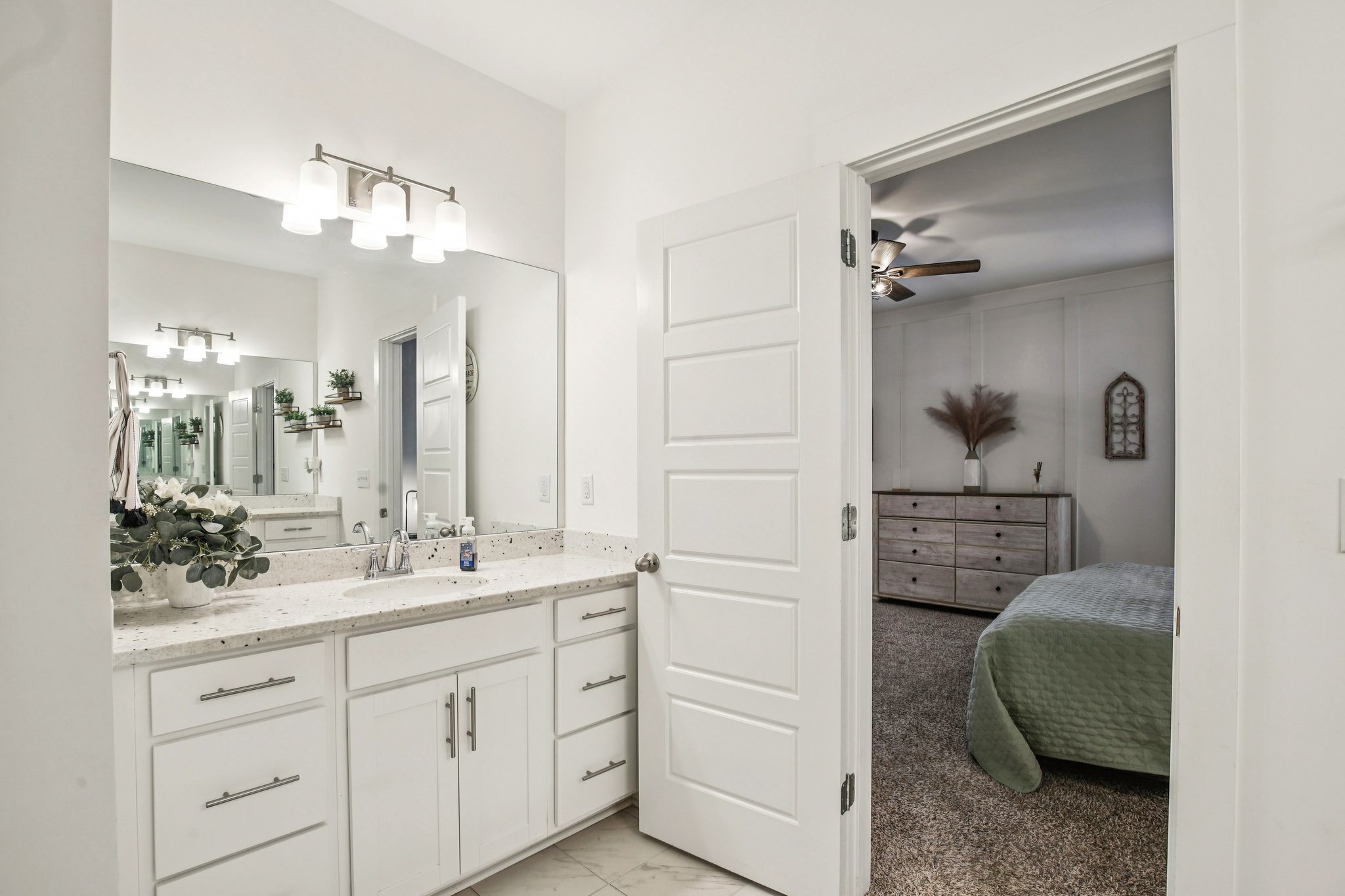 513 Baxter Crossing Lebanon, TN 37087 - Photo 44 of 74 a en suite bathroom with a double vanity sink mirror and shower