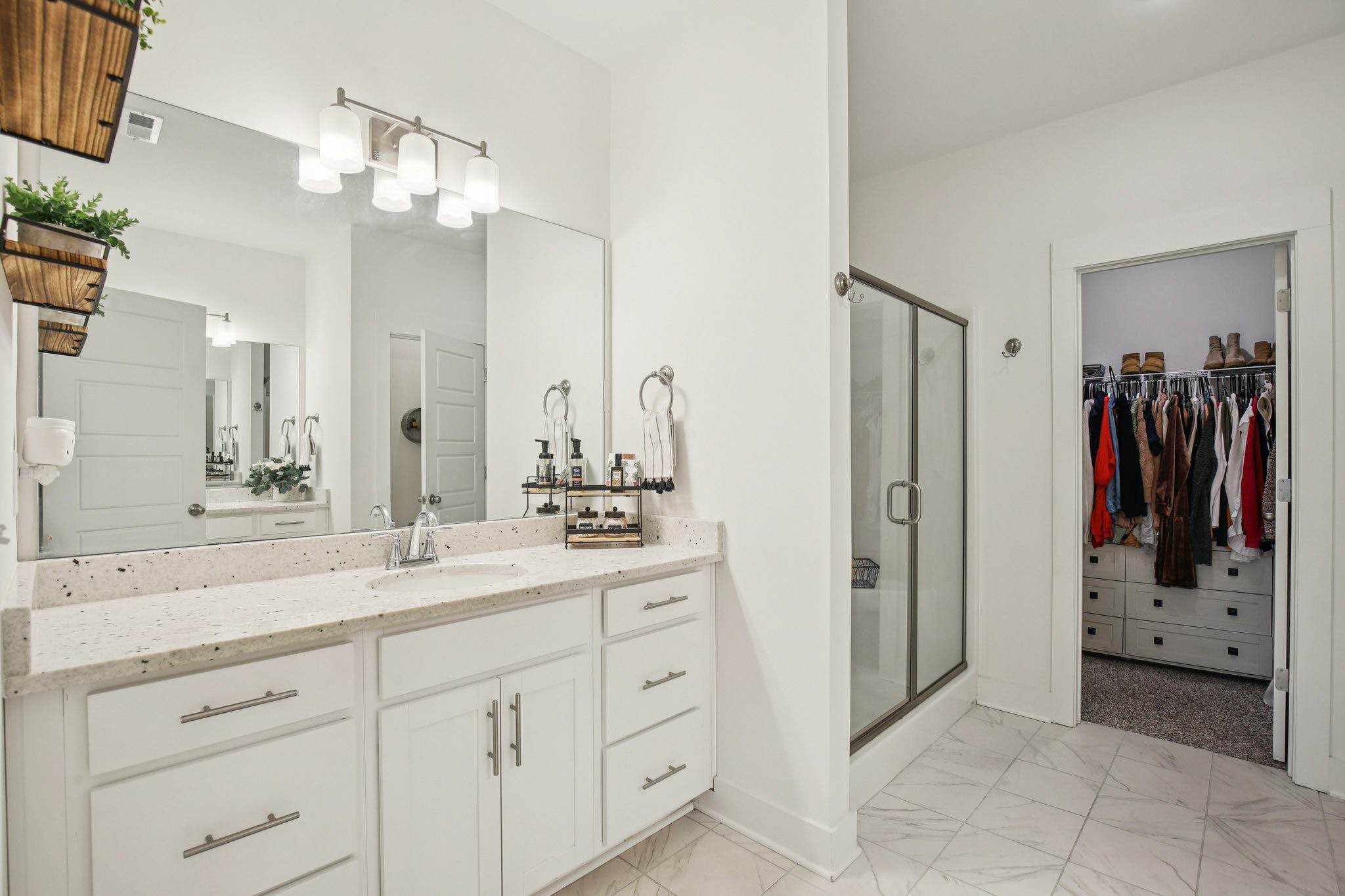 513 Baxter Crossing Lebanon, TN 37087 - Photo 46 of 74 a bathroom with a sink a vanity and a mirror