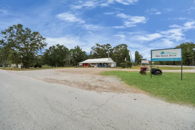a view of a street with houses