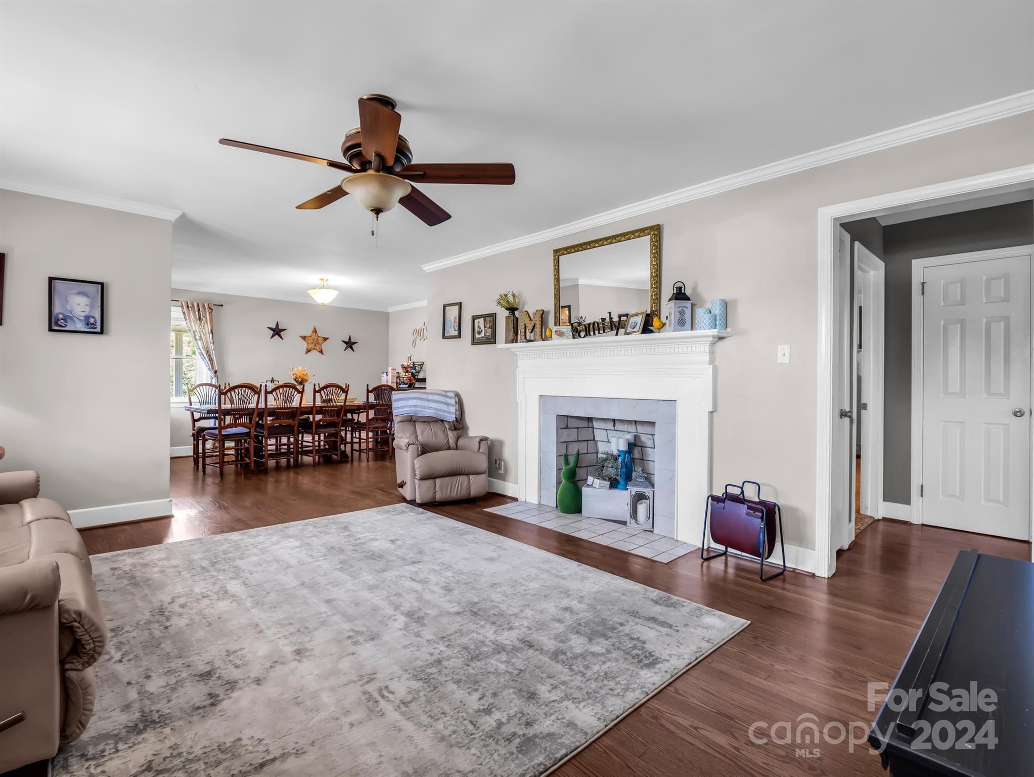 2433 Poors Ford Road Rutherfordton, NC 28139 - Photo 5 of 37 a living room with furniture and a fireplace