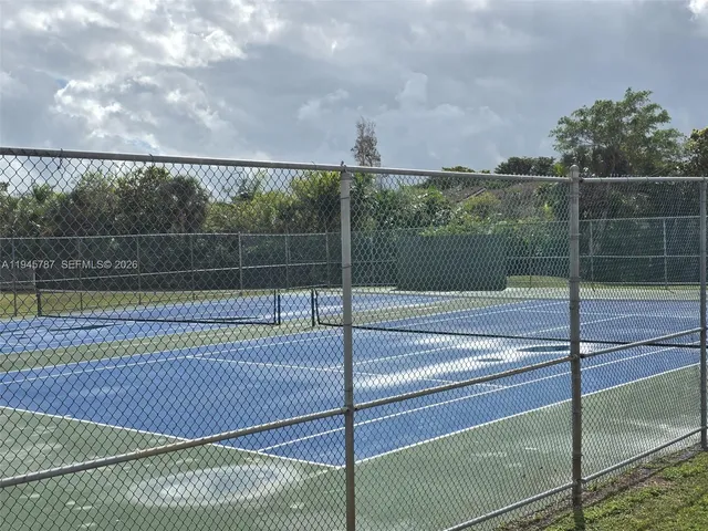a view of a tennis court