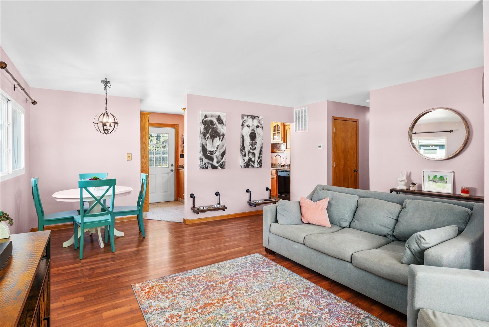 14 Hampton Road Montgomery, IL 60538 - Photo 7 of 27 a living room with furniture and wooden floor