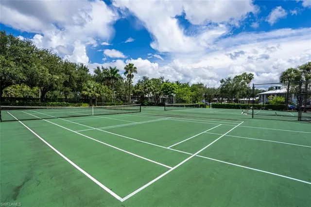 a view of a tennis court