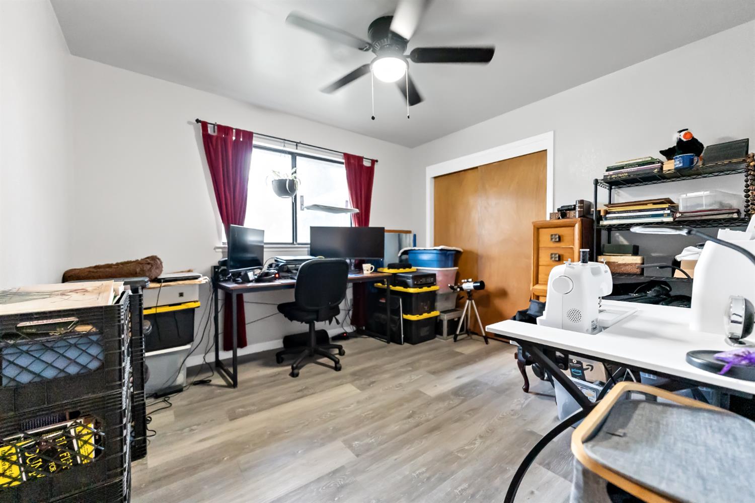 37000 Sand Creek Road Squaw Valley, CA 93675 - Photo 15 of 20 a view of a workspace with furniture and a window