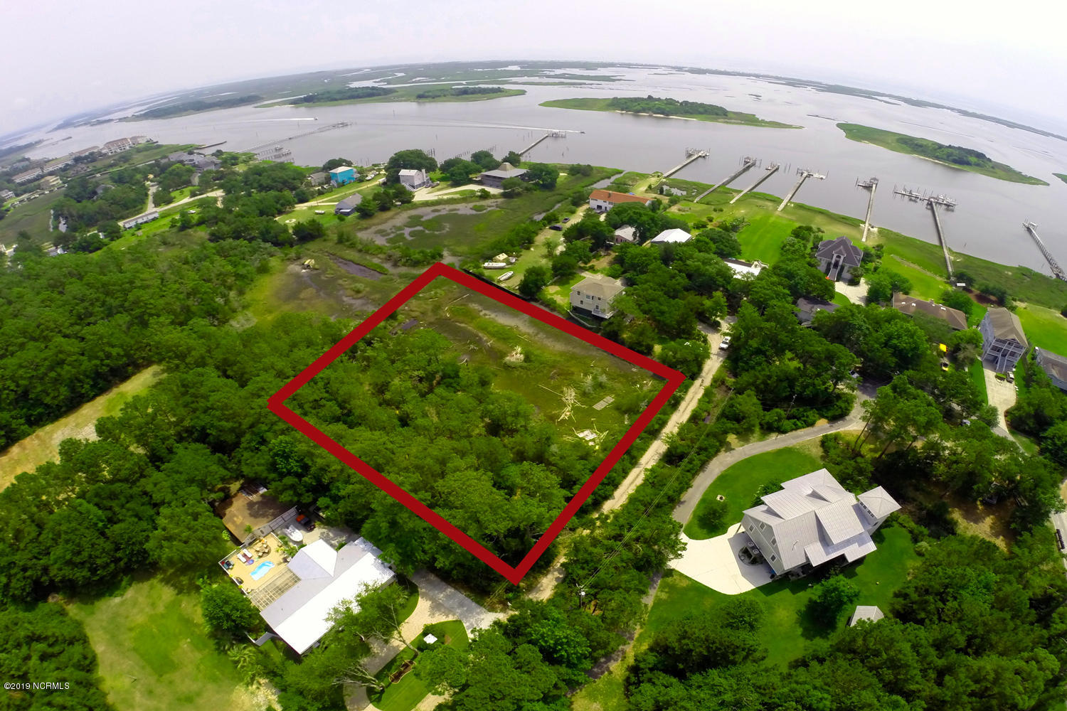 1835 Kennedy Road Wilmington, NC 28409 - Photo 2 of 11 Aerial 2 with outline