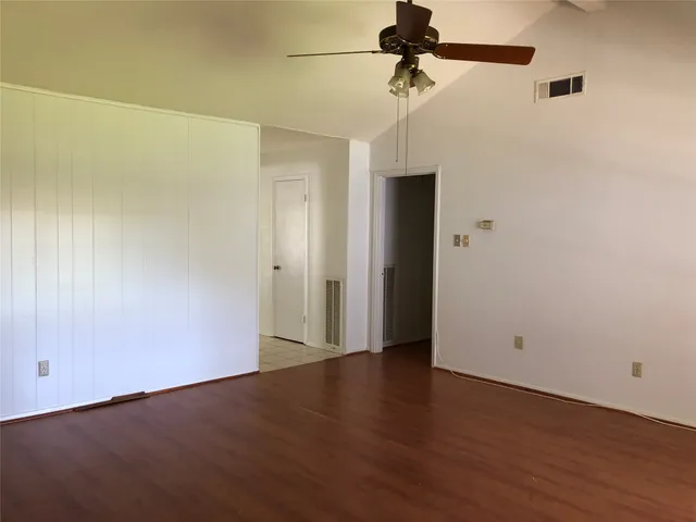 wooden floor in an empty room