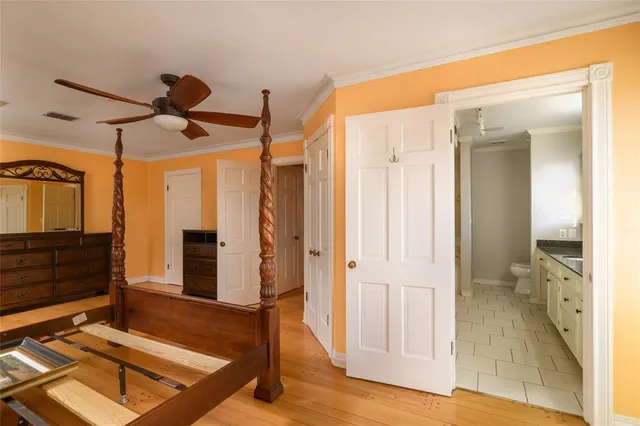 a view of a room with shelves