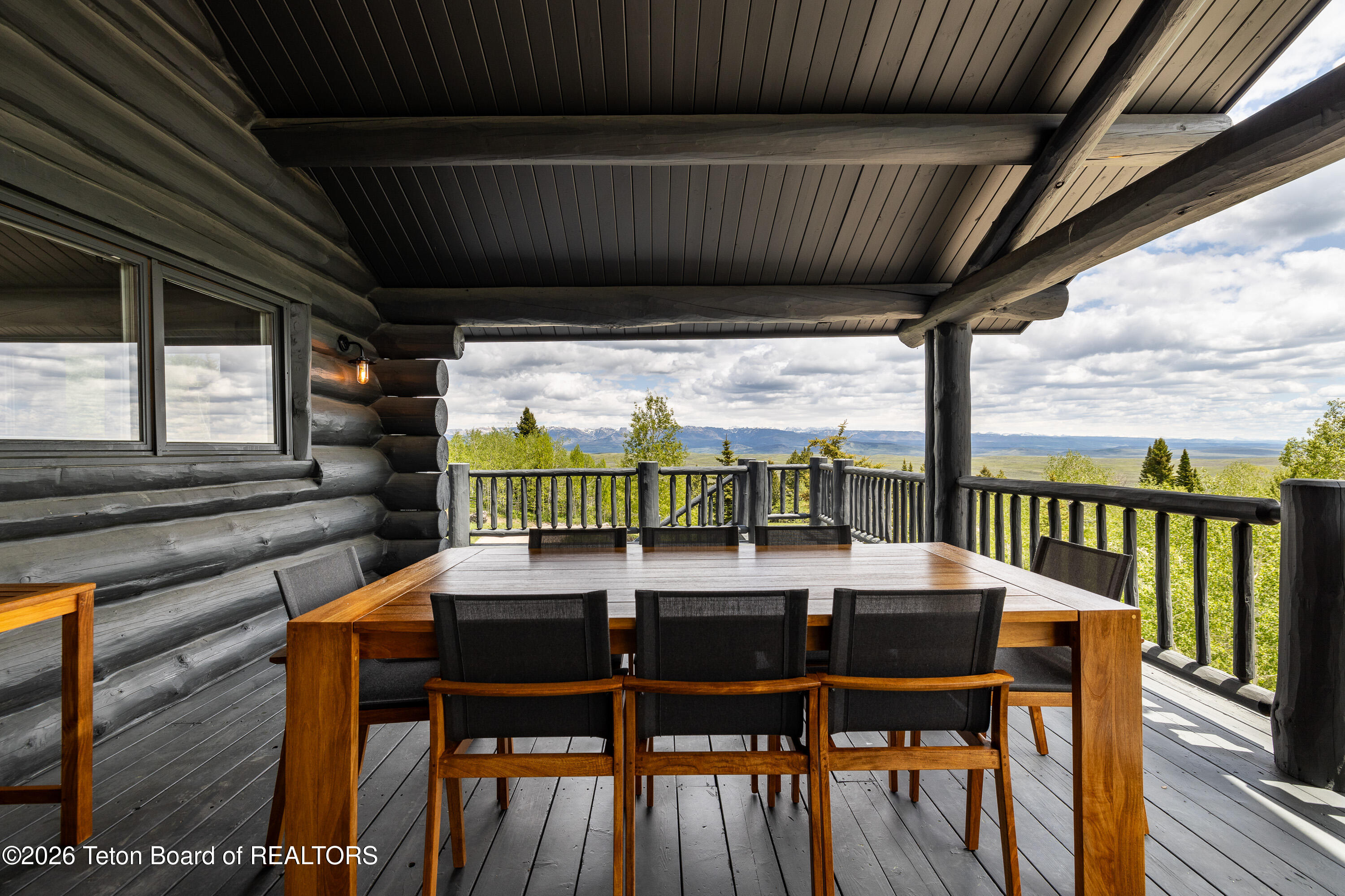 101 Miner Creek Road Pinedale, WY 82941 - Photo 13 of 63 Covered Deck + Dining