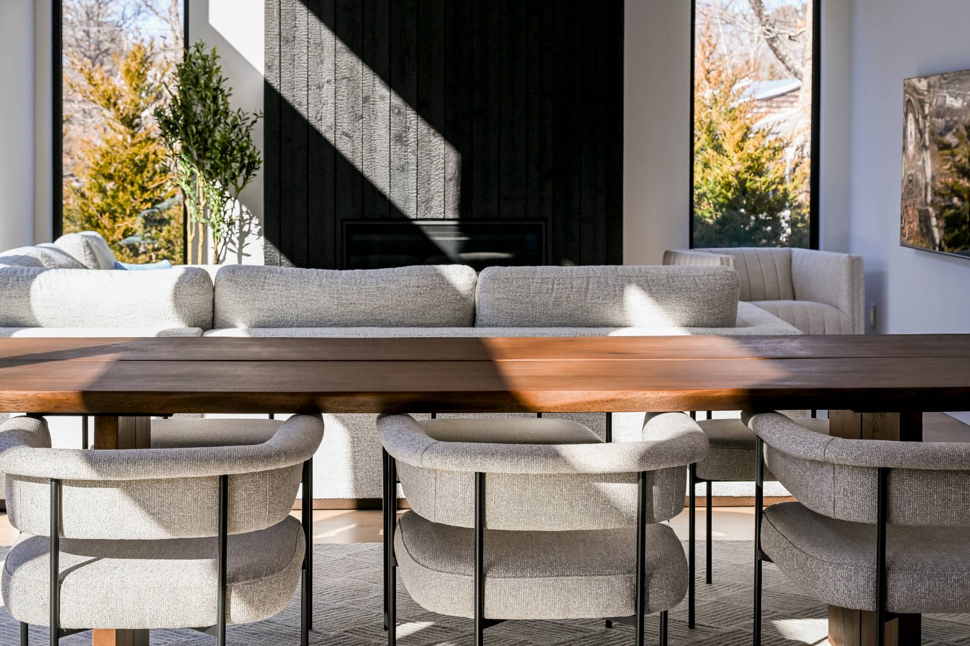 5 Ridge Lane Hampton Bays, NY 11946 - Photo 22 of 38 a kitchen view with table and chairs