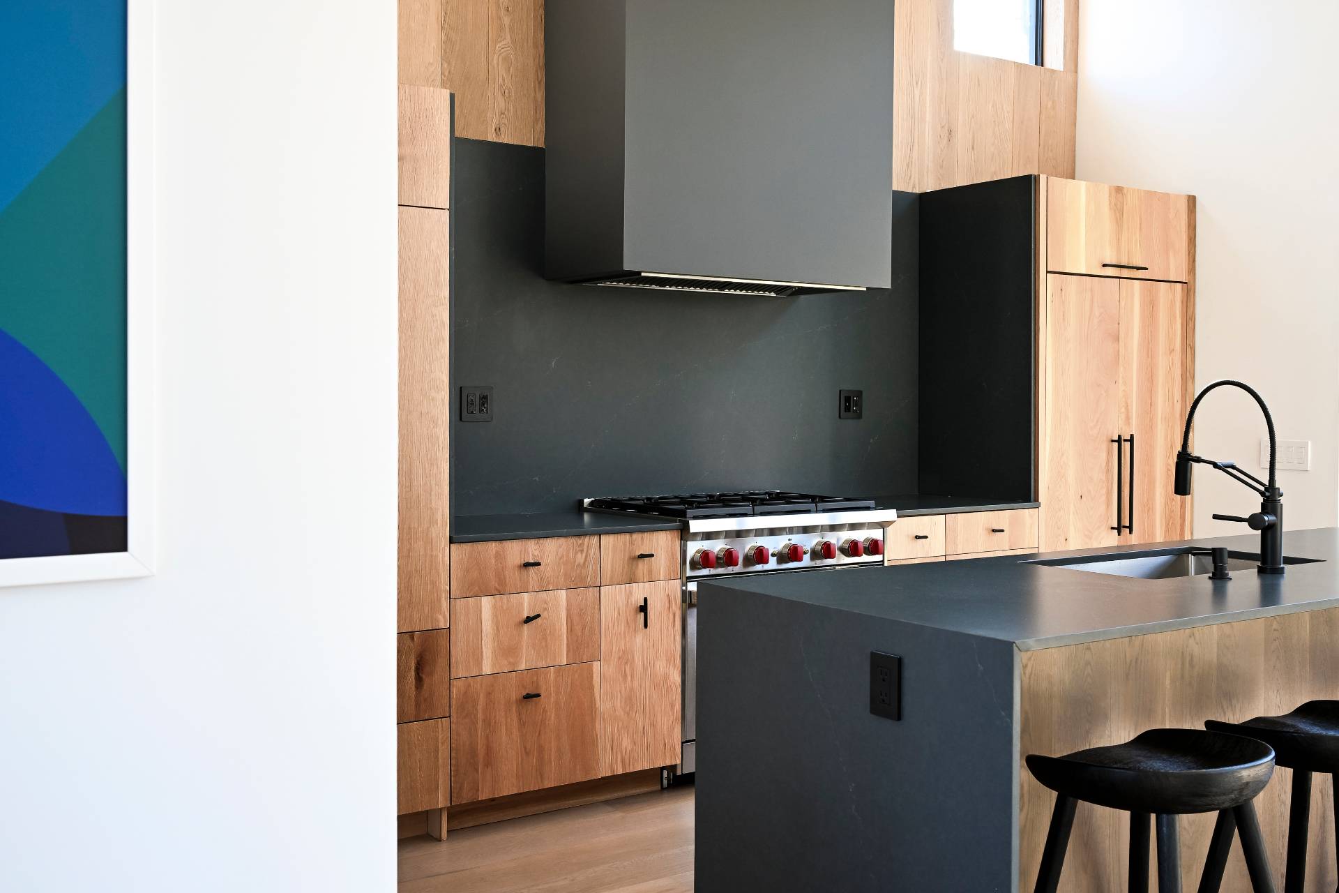 5 Ridge Lane Hampton Bays, NY 11946 - Photo 26 of 38 a kitchen with stainless steel appliances a stove a sink and a microwave