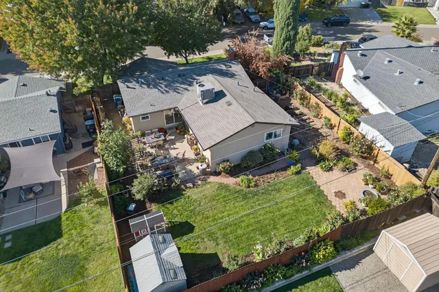 an aerial view of city