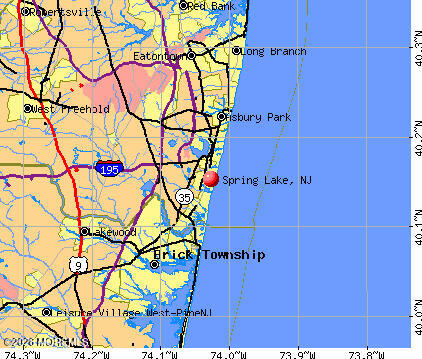 304 Old Mill Road Spring Lake Heights, NJ 07762 - Photo 11 of 18 Map of SL_AP Coastline 1