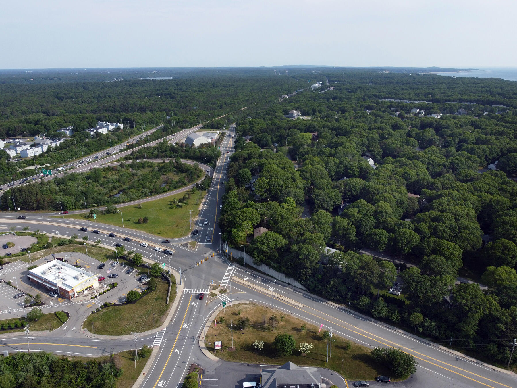 0 State Road Sagamore Beach, MA 02562 - Photo 13 of 14 an aerial view of a house with a garden