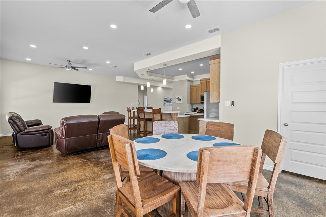 1263 East 2360th Circle Riviera, TX 78379 - Photo 6 of 40 a view of a dining room with furniture