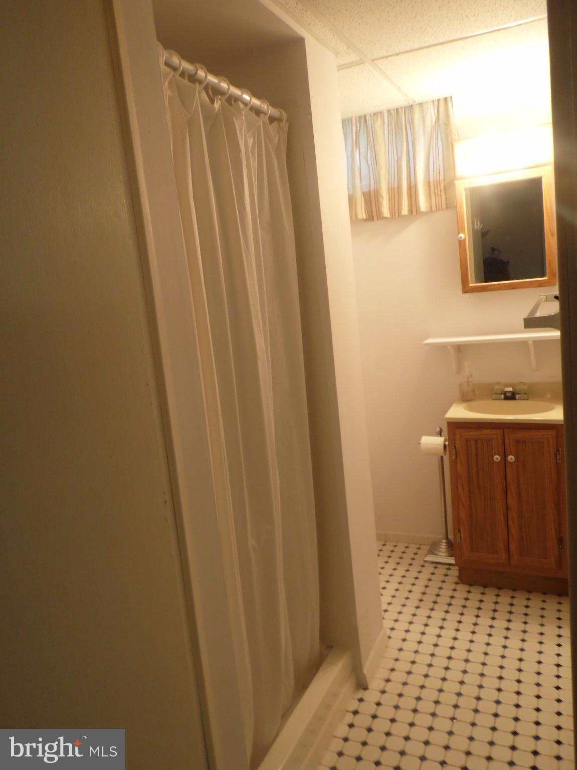 2406 Windsor Road Baltimore, MD 21234 - Photo 17 of 20 a bathroom with a sink a toilet and a mirror
