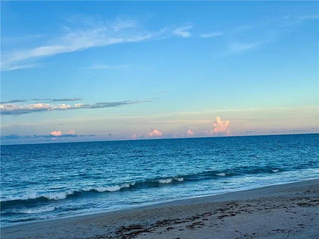 a view of an ocean beach