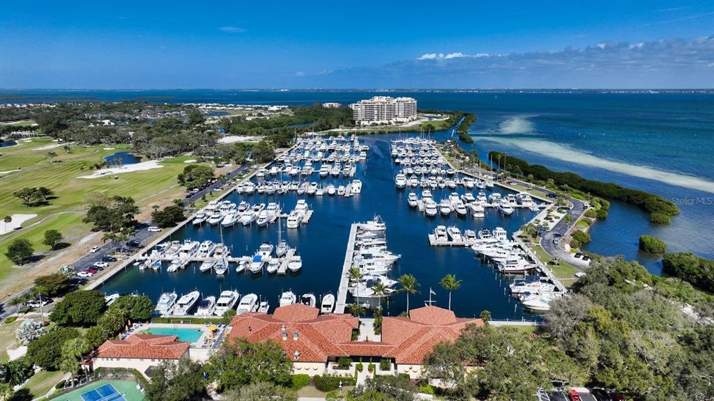 1050 Longboat Club Road, Unit 903 Longboat Key, FL 34228 - Photo 51 of 59 an aerial view of a city