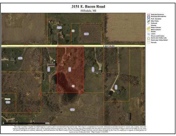 $269,900 | 3151 East Bacon Road, Hillsdale, MI 49242