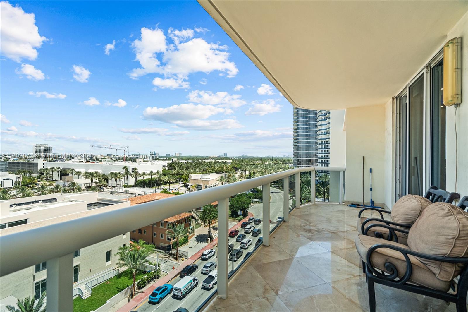 9559 Collins Avenue, Unit S8F Surfside, FL 33154 - Photo 21 of 27 a view of balcony with furniture