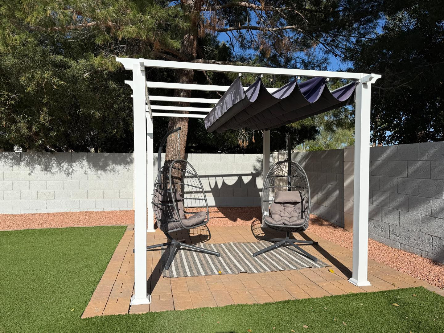 5449 East Phelps Road Scottsdale, AZ 85254 - Photo 28 of 28 a view of outdoor space yard deck patio and outdoor kitchen
