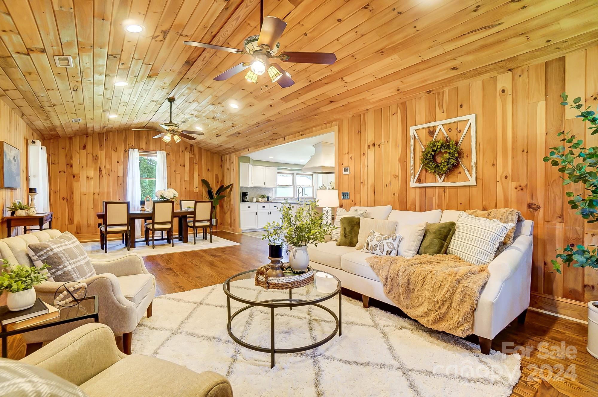 6338 Talley Road Stanfield, NC 28163 - Photo 9 of 48 a living room with furniture and a large window