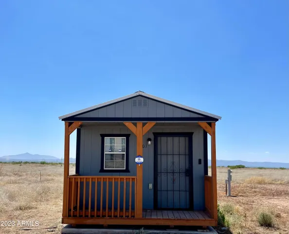 a view of front door of house