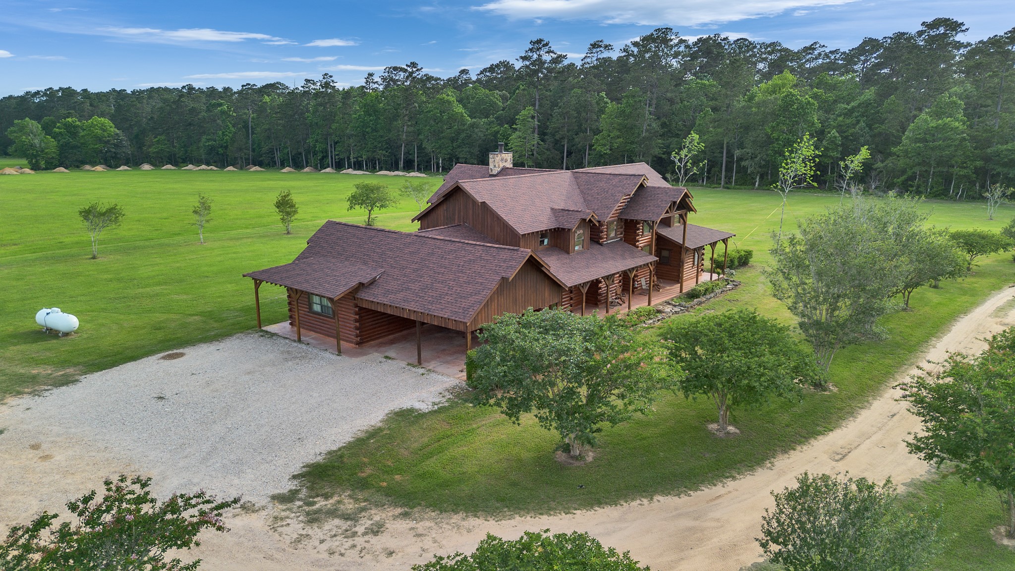 325 Forest Service 217 Road Shepherd, TX 77371 - Photo 14 of 46 an aerial view of a house with big yard