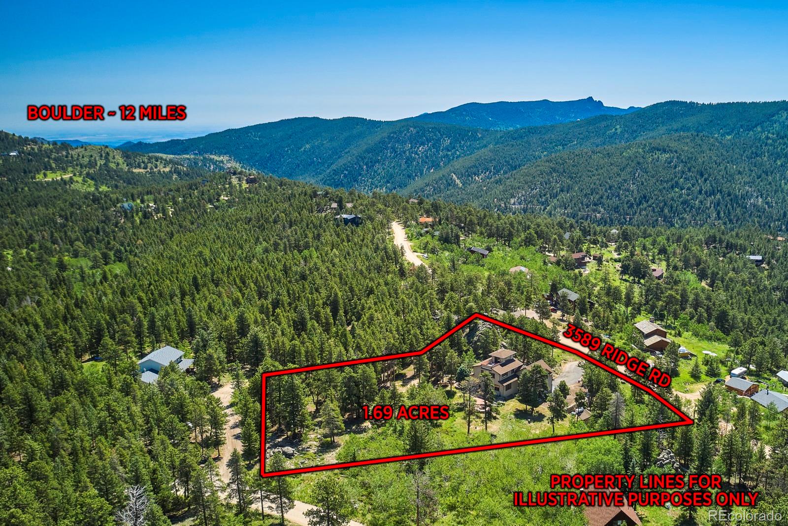 3589 Ridge Road Nederland, CO 80466 - Photo 38 of 40 a view of a bird bath