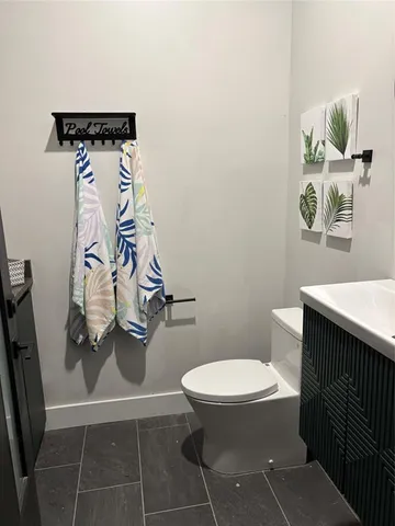 a view of swimming pool with a yard