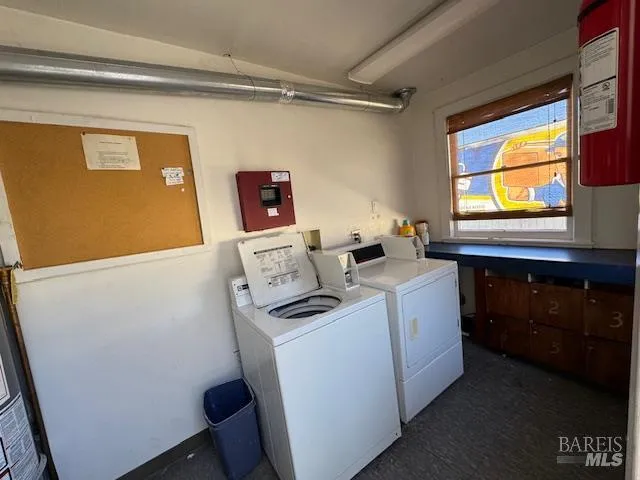 a room with storage and utility