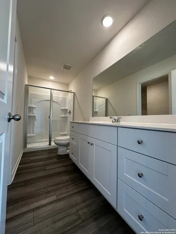 a view of empty room with a window