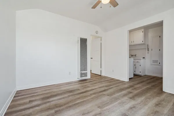wooden floor in an empty room