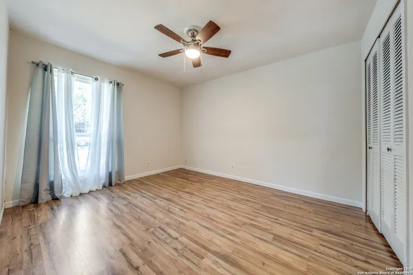 a view of an empty room