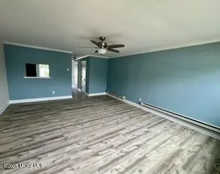 wooden floor in an empty room