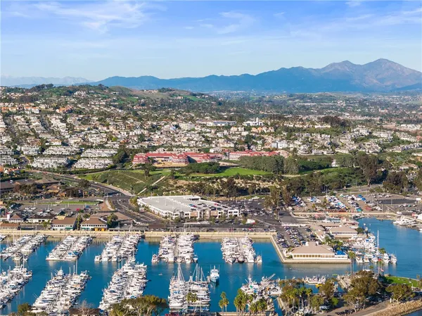 a view of city and mountain