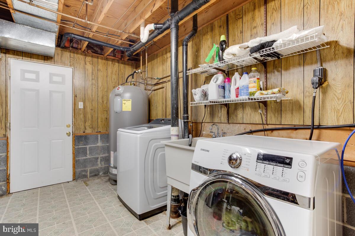 4320 Camp Kaufmann Road Huntingtown, MD 20639 - Photo 49 of 68 Laundry area, door leads to backyard.