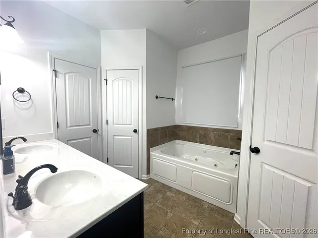 a bathroom with a sink and a bathtub