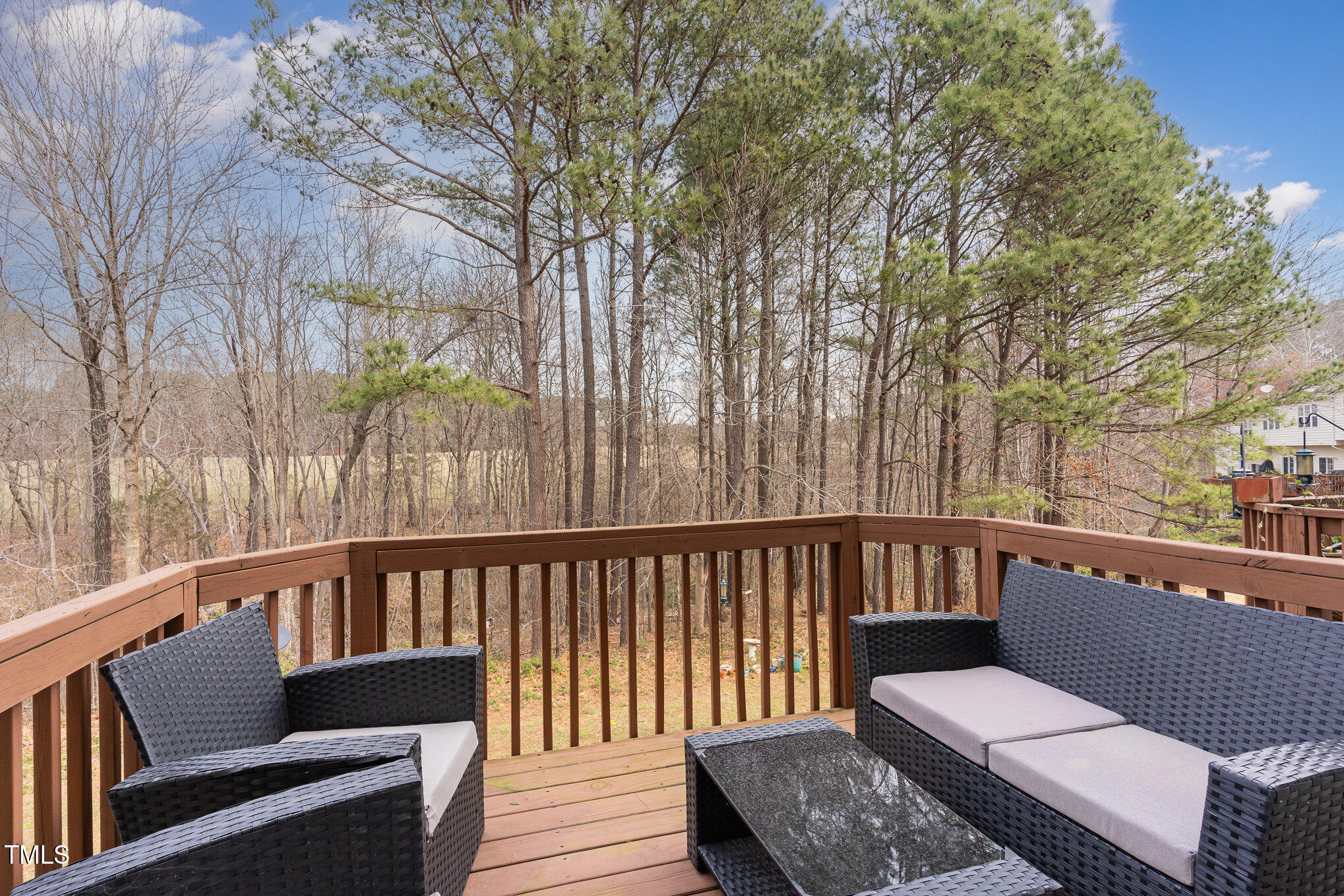 7810 Spungold Street Raleigh, NC 27617 - Photo 12 of 12 a view of a two chairs on the roof deck