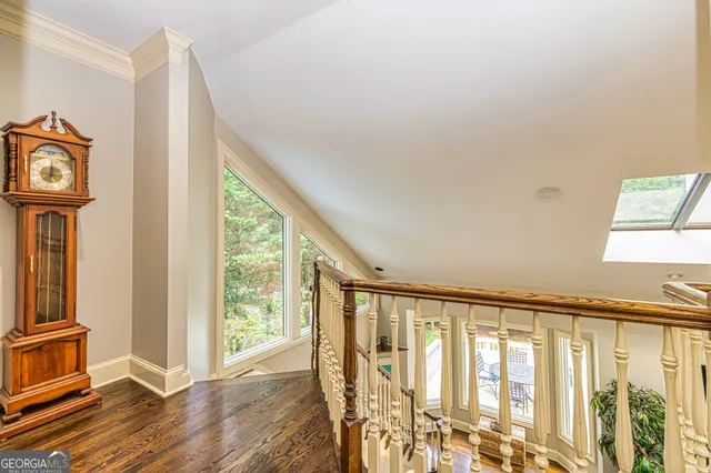 a room with furniture and a table