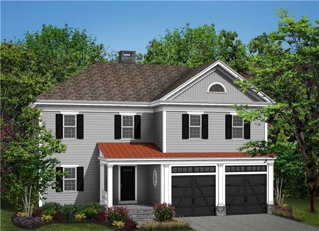 500 Main Street, Unit 14 Ridgefield, CT 06877 - Photo 1 of 1 a front view of a house with a yard