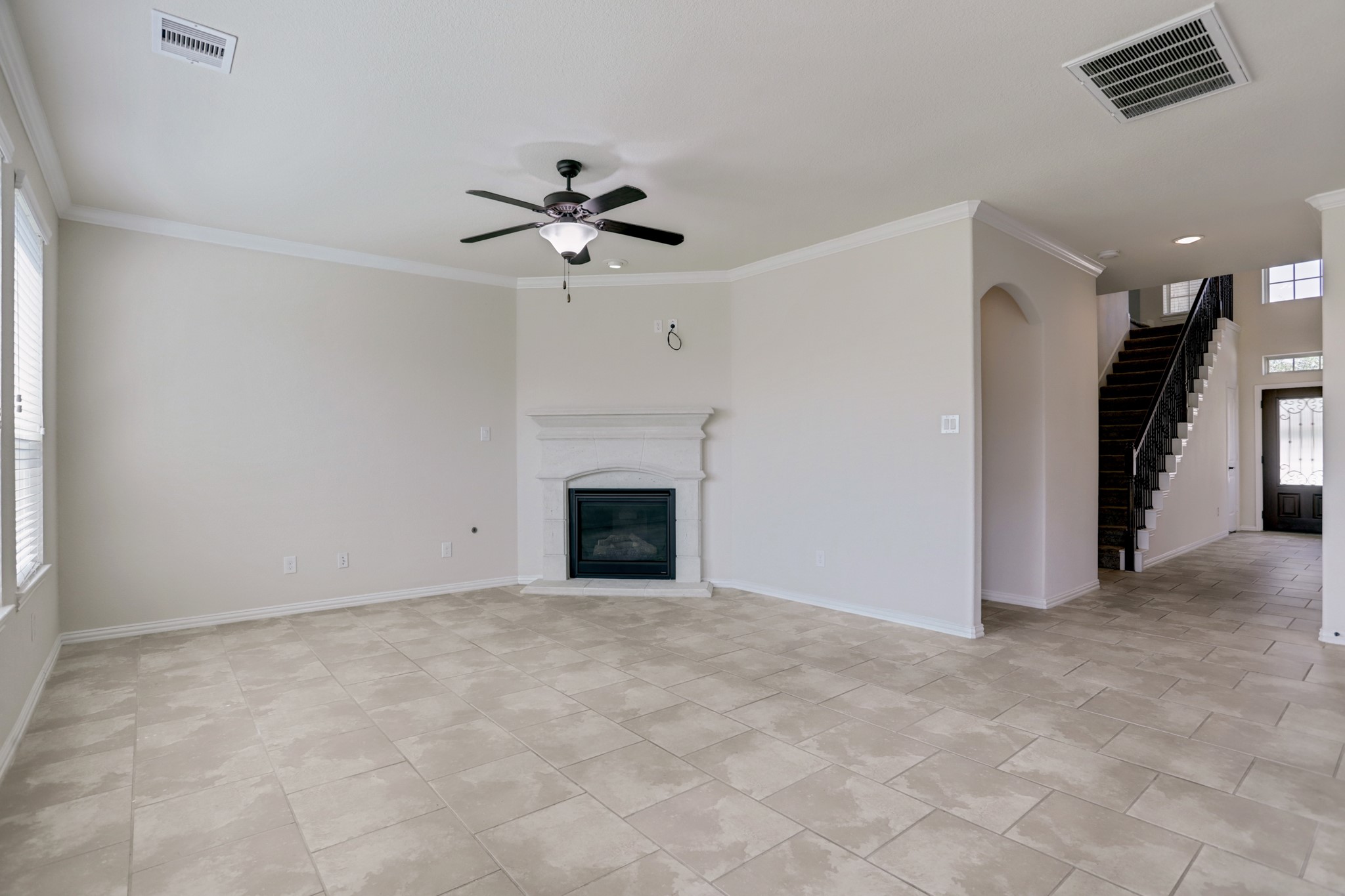 3566 Hamilton Bend Lane Spring, TX 77386 - Photo 8 of 25 a view of empty room with a fireplace