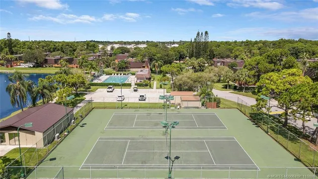 a view of a tennis court