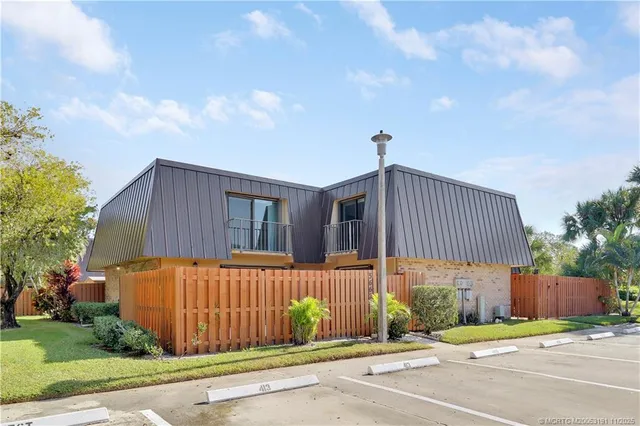 a backyard of a house