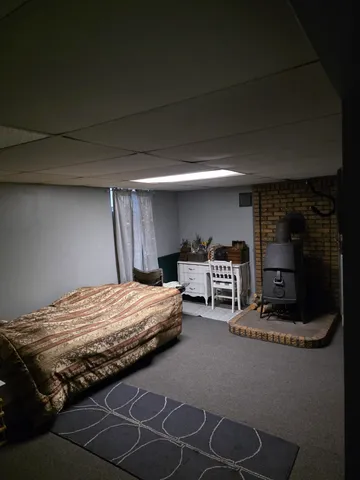 a view of a backyard of the house